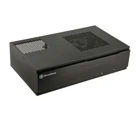 SilverStone ML06B Milo černá / Mini-ITX / 2x USB 3.0 / bez zdroje