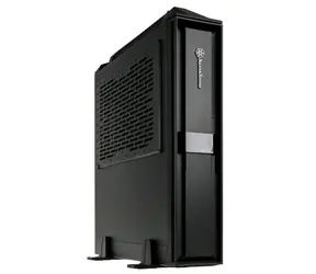 SilverStone SST-ML08B-H Milo černá / Mini-ITX / 2x USB 3.0 / bez zdroje
