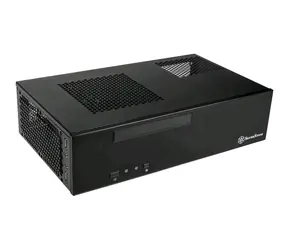 SilverStone ML09B Milo černá / Mini-ITX / 2x USB 3.0 / 1x 120mm / bez zdroje