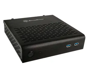 SilverStone SST-PT13B-USB3.0 Petit černá / Thin Mini-ITX / 2x USB 3.0 / bez zdroje / VESA 100