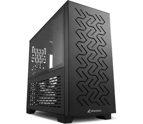 Sharkoon MS-Z1000 černá / ATX / 2x USB 3.0 / 4x 120 mm / Bez zdroje / průhledná bočnice