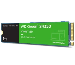 WD Green SN350 1TB / M.2 SSD 2280 / PCIe Gen3 x4 / QLC / R: 3200MBps / W: 2500 MBps / 3y