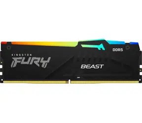 Kingston Fury Beast RGB 32GB (1x 32GB) DDR5 5600MHz EXPO / CL36 / DIMM / Non-ECC / EXPO / XMP / RGB / 1.25V