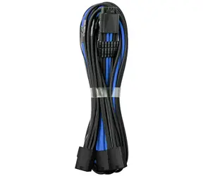 CableMod PRO ModMesh 8-Pin PCIe Trojtý prodlužovací kabel 45 cm - černo--zelená