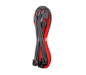 CableMod RT-series PRO ModMesh 12VHPWR / 3x8-pin PCIE pro ASUS ROG & Seasonic (600mm) / carbon-red