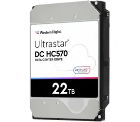 WD Ultrastar DC HC570 22TB / HDD / 3.5" SAS III / 7 200 RPM / 512MB cache / 5y