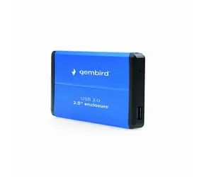 Gembird EE2-U3S-2-B modrá / externí box / 2.5" / hliníkový / USB 3.0