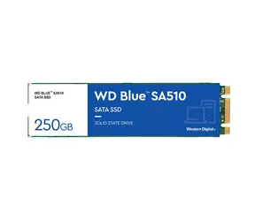 WD Blue SA510 250GB / M.2 SSD 2280 / SATA III / TLC / R: 555MBps / W: 440 MBps / 5y