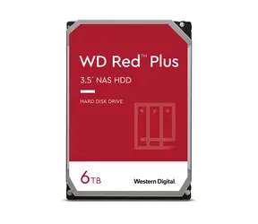 WD Red Plus (EFPX) 6TB / HDD / 3.5" SATA III / 5 400 rpm / 256MB cache / 3y / pro NAS
