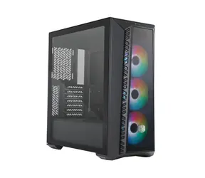 Cooler Master Masterbox 520 Mesh černá / ATX / 1x USB-A 3.2 & 1x USB-C 3.2 / 3x 120 mm / bez zdroje / průhledná bočnice