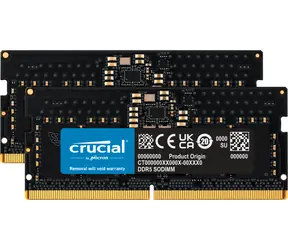 Crucial 16GB (2x8GB) 4800MHz / DDR5 / SO-DIMM / CL40 / 1.1V