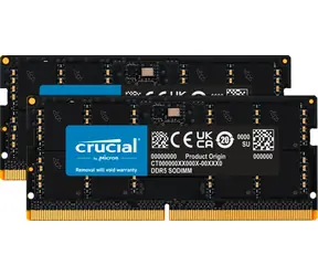 Crucial 64GB (2x32GB) 4800MHz / DDR5 / SO-DIMM / CL40 / 1.1V