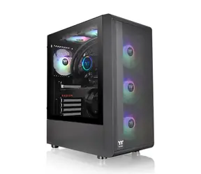 Thermaltake S200 TG Black / ATX / 2x USB 3.0 / bez zdroje / průhledná bočnice