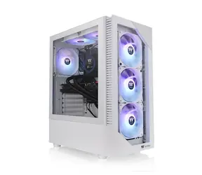 Thermaltake View 200 TG ARGB Snow White / ATX / 2x USB 3.0 /  bez zdroje / průhledná bočnice