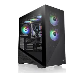 Thermaltake Divider 370 TG ARGB Black / ATX / 2x USB 3.0 / Bez zdroje / průhledná bočnice