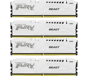 Kingston Fury Beast White 128GB (4x32GB) DDR5 5200MHz / CL40 / DIMM / XMP