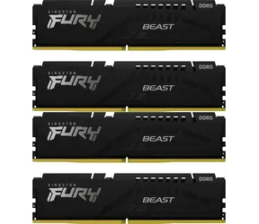 Kingston Fury Beast Black 64GB (4x16GB) DDR5 6000MHz / CL40 / DIMM / XMP