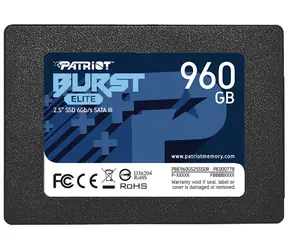 Patriot Burst Elite 960GB / SSD / 2.5" SATA III / R: 450MBs / W: 320MBs / IOPS 40K 40K / MTBF: 2mh