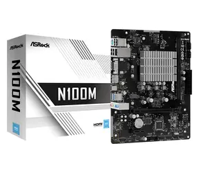 ASRock N100M / Intel N100 / 1xDDR4 / VGA / SATA III / micro-ATX