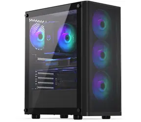 Endorfy Ventum 2000 ARGB černá / ATX / mictoATX / mini-ITX / Bez zdroje / Podpora vodního chlazení / Průhledná bočnice 