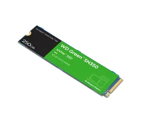 WD Green SN350 M.2 NVMe 250GB / M.2 80mm / PCIe 3.0 x4 / TLC / R: 2400MBs / W: 1500MBs / IOPS: 300K 300K / MTBF 1mh / 3R