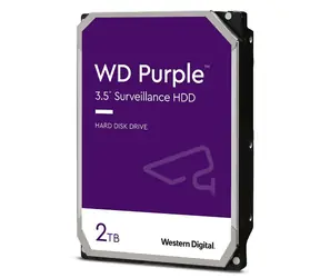 WD Purple 2TB / HDD / 3.5" / SATA III / 5400RMP 64MB cache 
