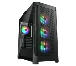 Cougar Duoface PRO RGB černá / PC skříň / ATX / micro-ATX / mini-ITX / RGB / průhledná bočnice / bez zdroje 