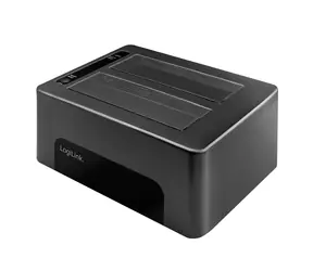 LogiLink QP0029 černá / Dokovací stanice na 2.5 & 3.5" disky / USB-B 3.0 / SATA III