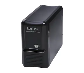 LogiLink UA0154A černá / Externí box pro 2x 3.5" disk / RAID / SATA / USB 3.0