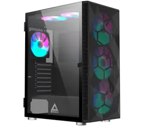 Montech X3 Mesh černá / ATX / 3x USBA / 3x 140mm + 3x 120mm / bez zdroje / průhledná bočnice