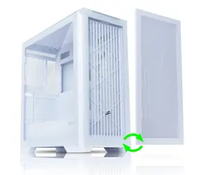 EVOLVEO Ptero Q2 bílá / ATX / 2x USB 2.0 + 1x USB 3.0 / bez zdroje / průhledná bočnice