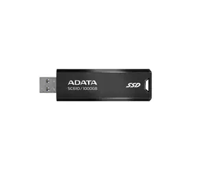 ADATA SC610 1TB černá / SSD / Externí / čtení: 550MBps / zápis: 500MBps / USB 3.2 Gen2