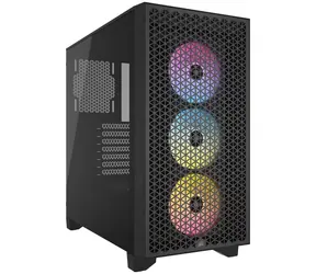 Corsair 3000D Airflow RGB černá / ATX / 2x USB 3.2 / 3x 120mm / bez zdroje / průhledná bočnice 