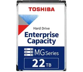 Toshiba Enterprise Capacity MG10 22TB 512e / HDD / 3.5" / SATA 6Gbits / 512MB cache / 7 200 rpm / Interní / 5y