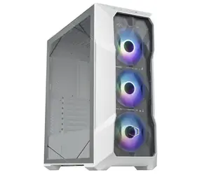 Cooler Master MasterBox TD500 V2 bílá / E-ATX / 2x USB-A 3.2 & 1x USB-C 3.2 / 3x 120mm / bez zdroje / průhledná bočnice