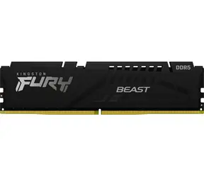 Kingston Fury Beast Black 16GB (1x 16GB) DDR5 6000MHz / CL30 / DIMM / On-Die ECC / XMP / 1.35V