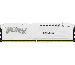 Kingston Fury Beast White 16GB (1x 16GB) DDR5 6000MHz / CL30 / DIMM / On-Die ECC / XMP / 1.35V