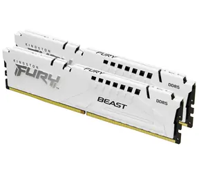 Kingston Fury Beast White 64GB (2x 32GB) DDR5 6400MHz / CL32 / DIMM / On-Die ECC / EXPO / 1.4V 