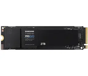 SAMSUNG 990 EVO 2TB / SSD / M.2 NVMe PCI-E 4.0 / TLC / R:5000 MBps / W:4200 MBps / IOPS: 700K&800K / MTBF 1.5mh / 5y