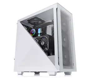 THERMALTAKE Divider 300 TG bílá / ATX / 1x USB-C 3.2 / 2x USB-A 3.0 / bez zdroje / průhledná bočnice