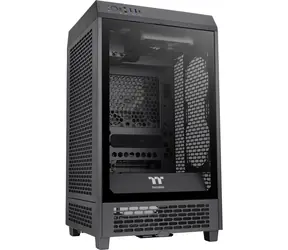 THERMALTAKE The Tower 200 černá / mini ITX / 1x USB-C 3.2 / 2x USB-A 3.0 / bez zdroje / průhledná bočnice 
