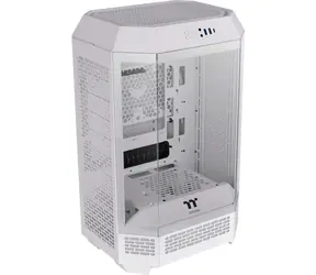 THERMALTAKE The Tower 300 bílá / micro ATX / 1x USB-C 3.2 / 2x USB-A 3.0 / bez zdroje / průhledná bočnice 