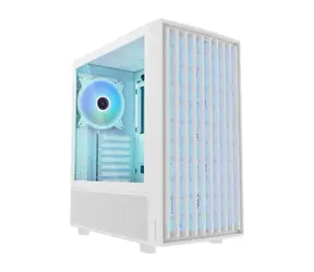 MODECOM Breeze ARGB Flow bílá / ATX / 1x USB-C 3.2 / 2x USB 3.2 / 4x 140mm / bez zdroje / průhledná bočnice