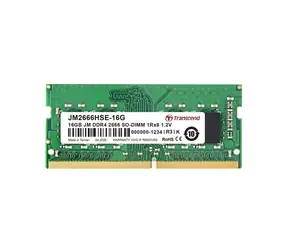 Transcend JetRam 16GB (1x16GB) 2666MHz / SODIMM / DDR4 / CL19 / 1.2V / 1Rx8