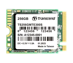 Transcend MTE300S 256GB / M.2 2242 Gen 3 / RW: 2000/950 MBps / IOPS: 90K/220K / MTBF 2.0mh / 5y