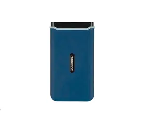Transcend ESD370C Externí SSD 250GB modrá / USB-C 3.1 Gen 2 / R: 1050MBs / W: 950MBs                       