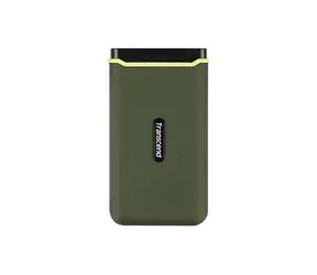 Transcend ESD380C Externí SSD 500GB zelená / USB-C 3.2 Gen 2x2 / R: 2000MBs / W: 2000MBs