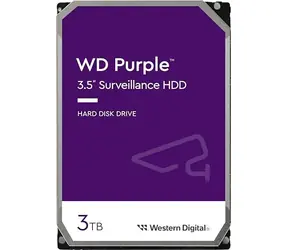 WD Purple WD33PURZ 3TB / HDD / 3.5" SATA III / 5 400 rpm / 256MB cache / 3y / pro dohledová centra