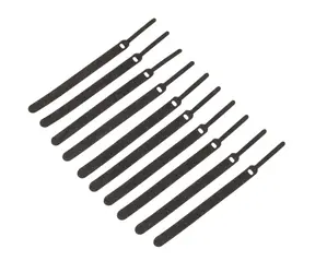 Kolink Sada stahovacích pásků se suchým zipem 10ks černá