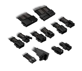 Kolink Prodlužovací sada opletených kabelů Core Pro Braided Cable Extension Kit 12V-2x6 Typ 1 černo-šedá